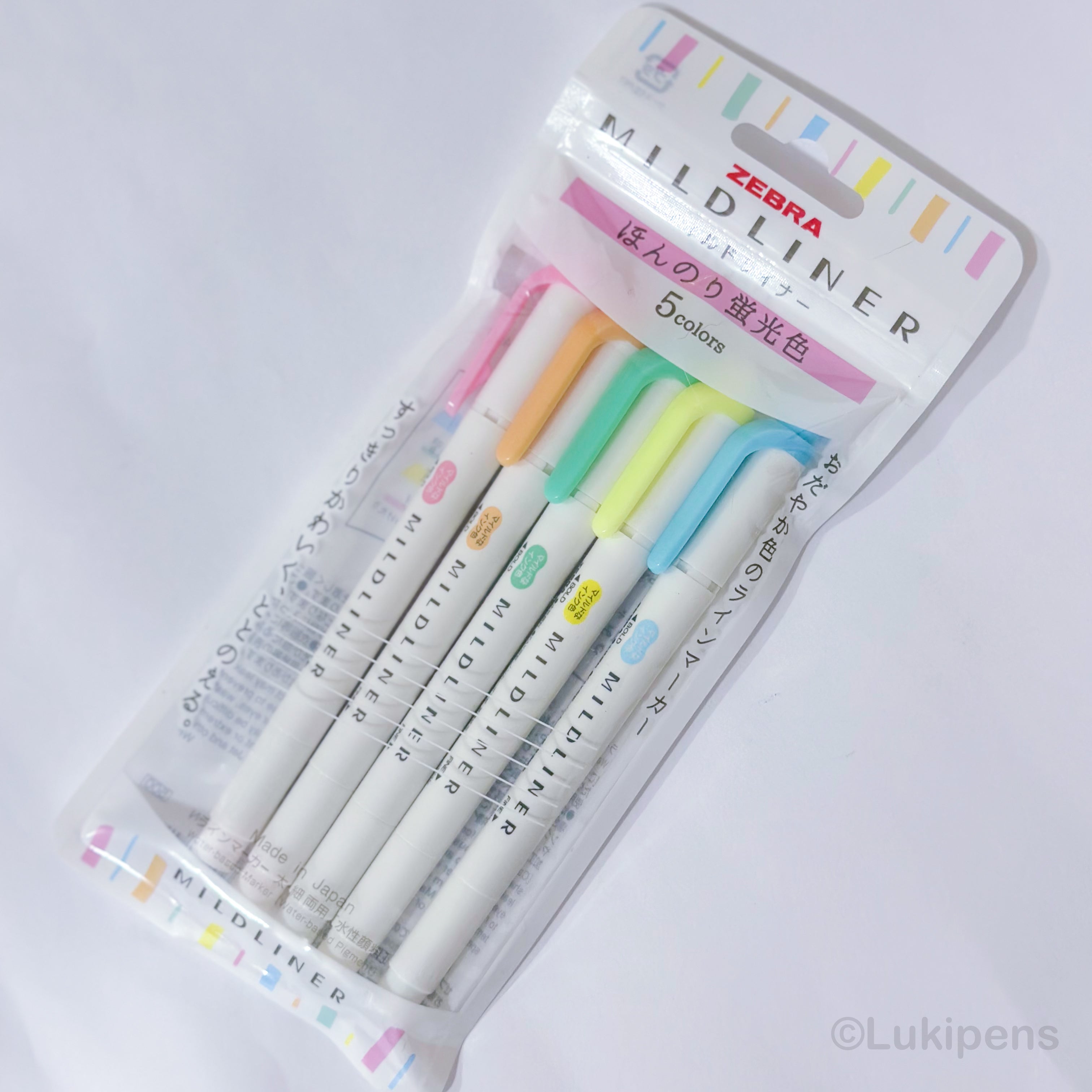Resaltadores Mildliner Zebra - Doble Punta - Biselada / Fina - Paquete ...