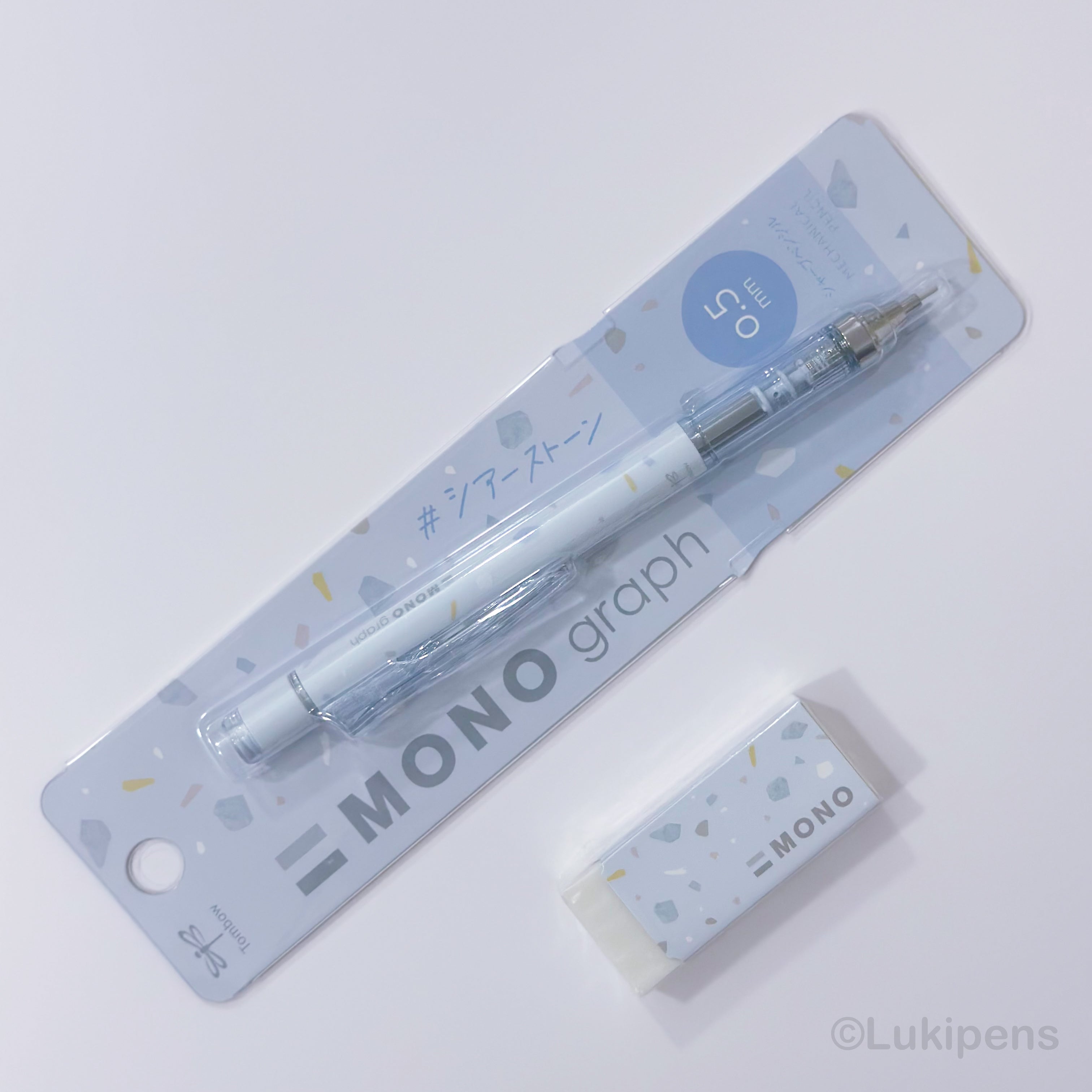 Portaminas Tombow Mono Graph SH-MG60-R3 0.3 Mm, Mecanismo De Agitación, Borrador Recargable, Ideal Para Dibujo Técnico Y Bocetos